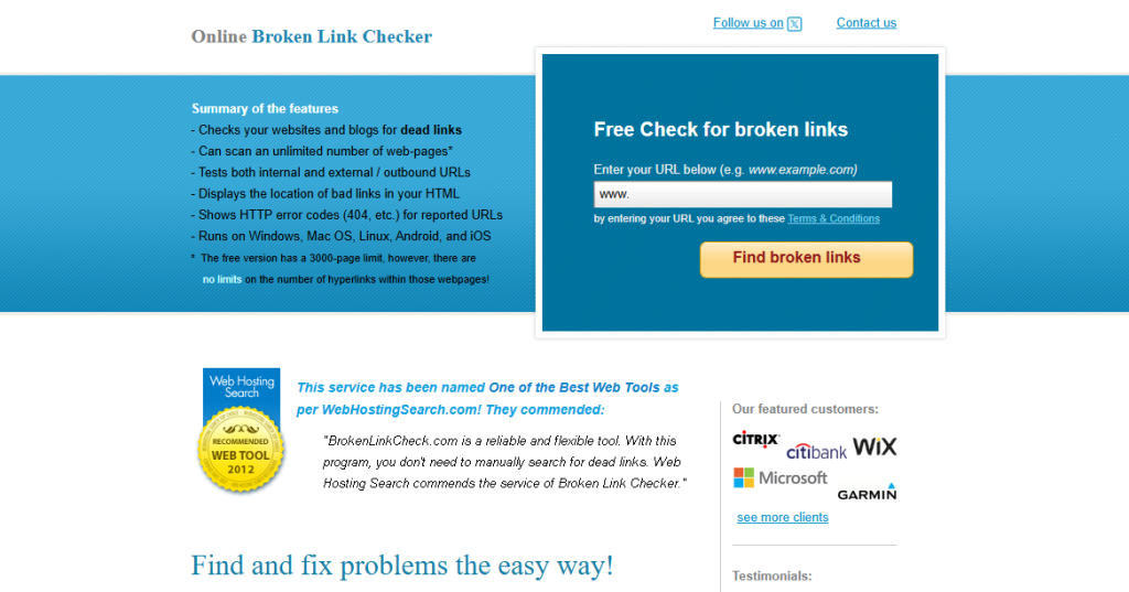 Broken Link Checker
