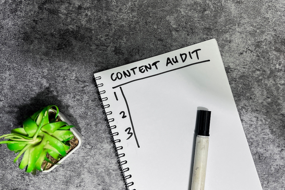 content audit cataloguing content