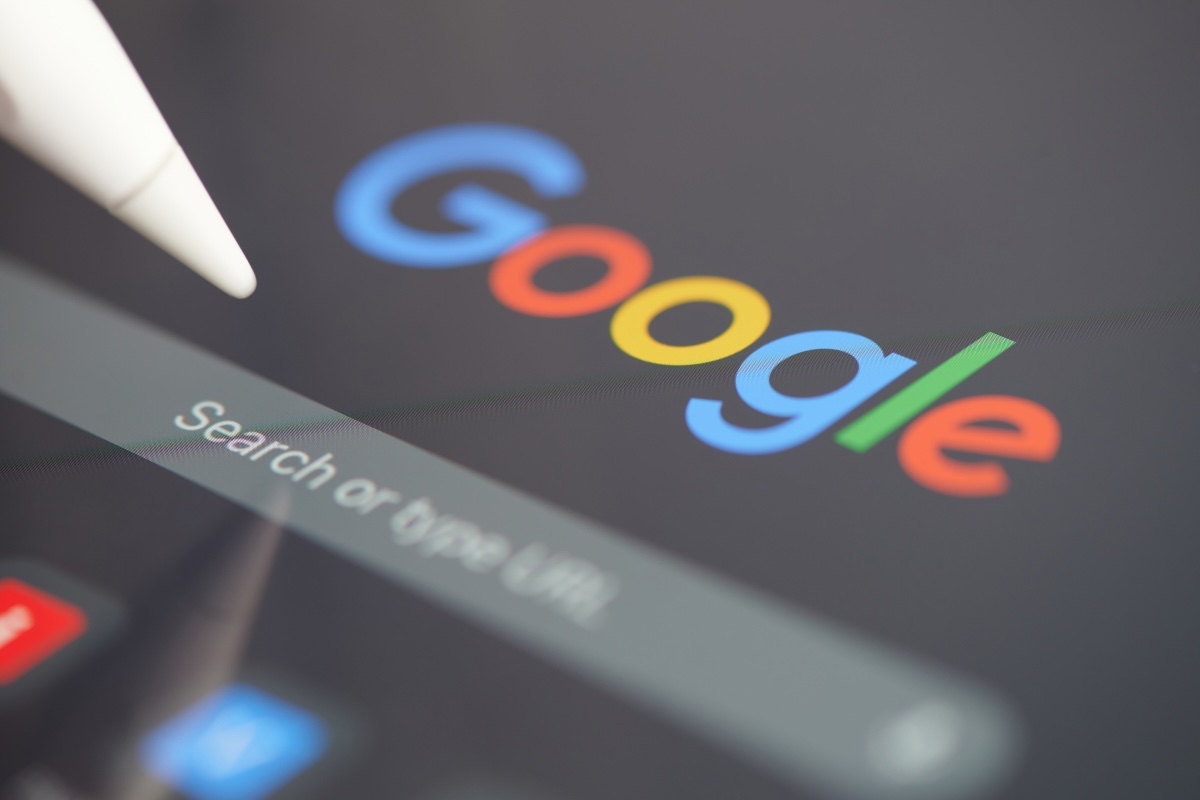 Google home page search bar