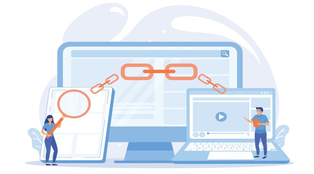 vector image for link building