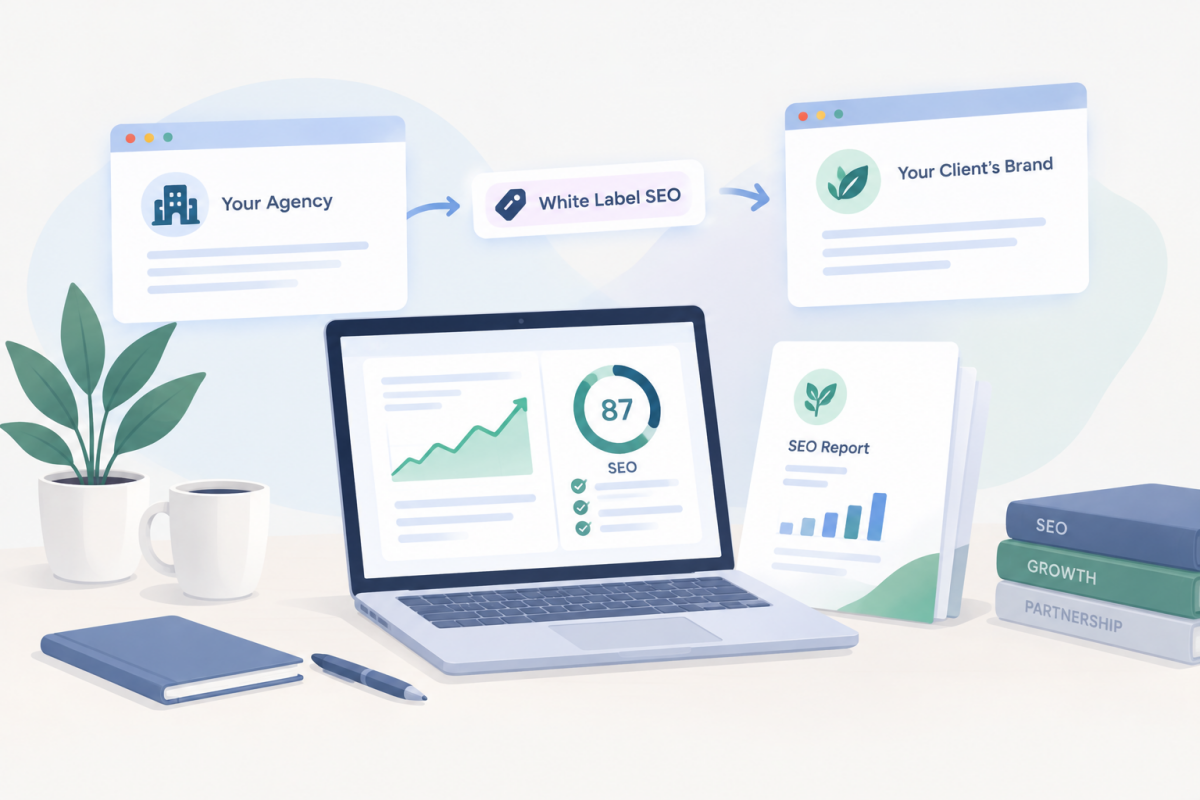 White-Label SEO Illustration